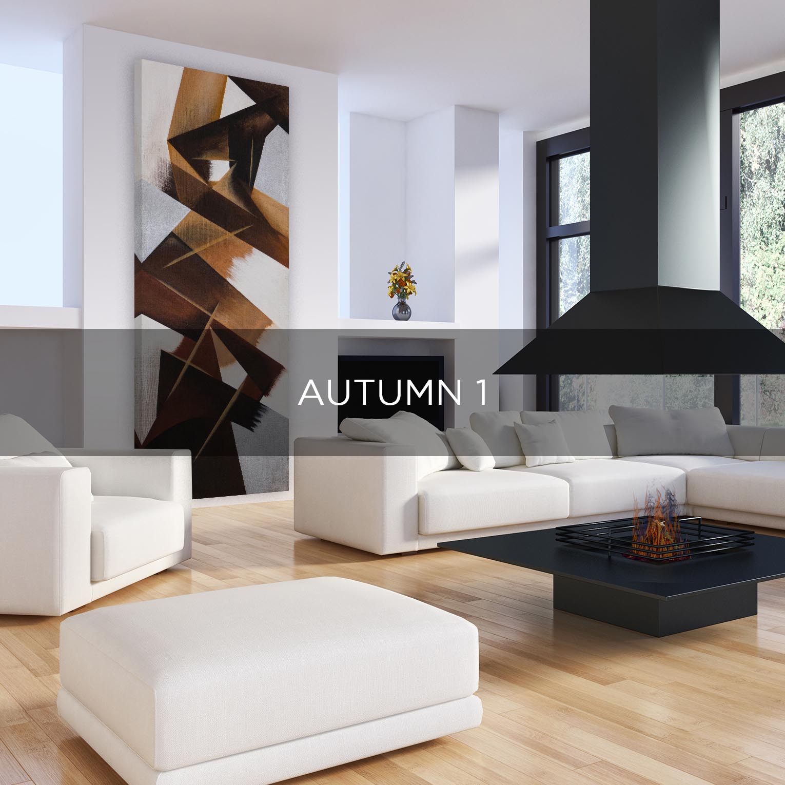 Autumn 1 quadro moderno verticale