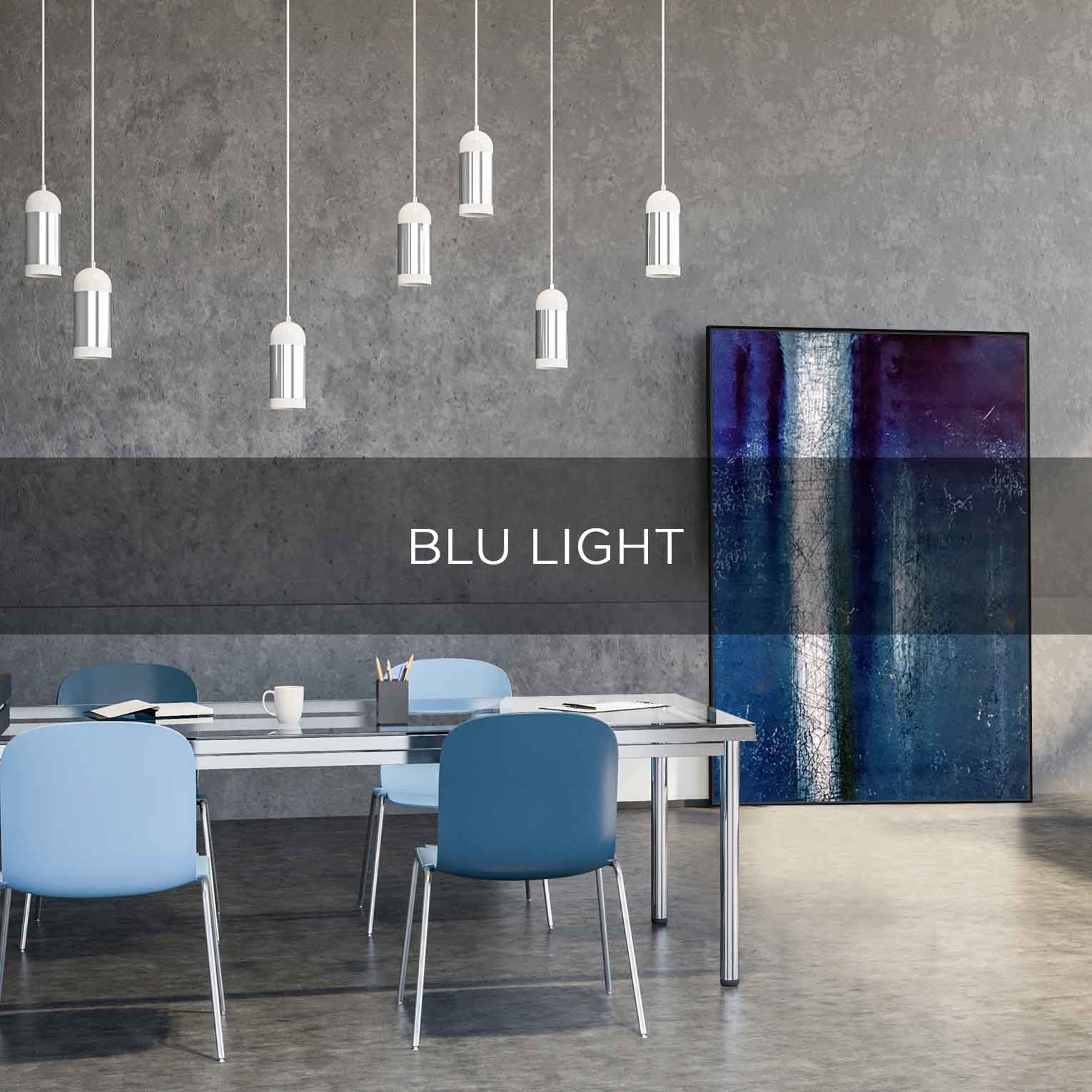 BLU LIGHT - QBX DESIGN QUADRO D'ARREDO PER IL SETTORE LUXORY