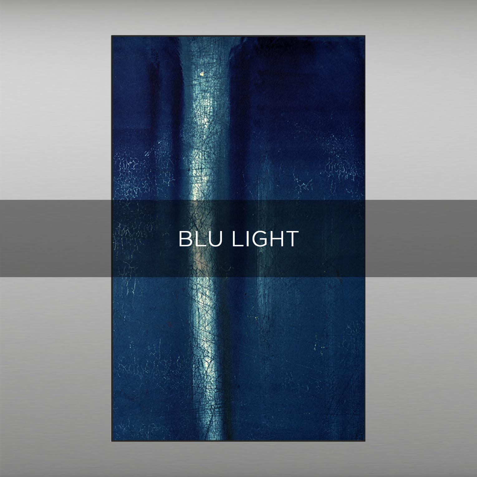 BLU LIGHT - QBX DESIGN QUADRI ASTRATTI