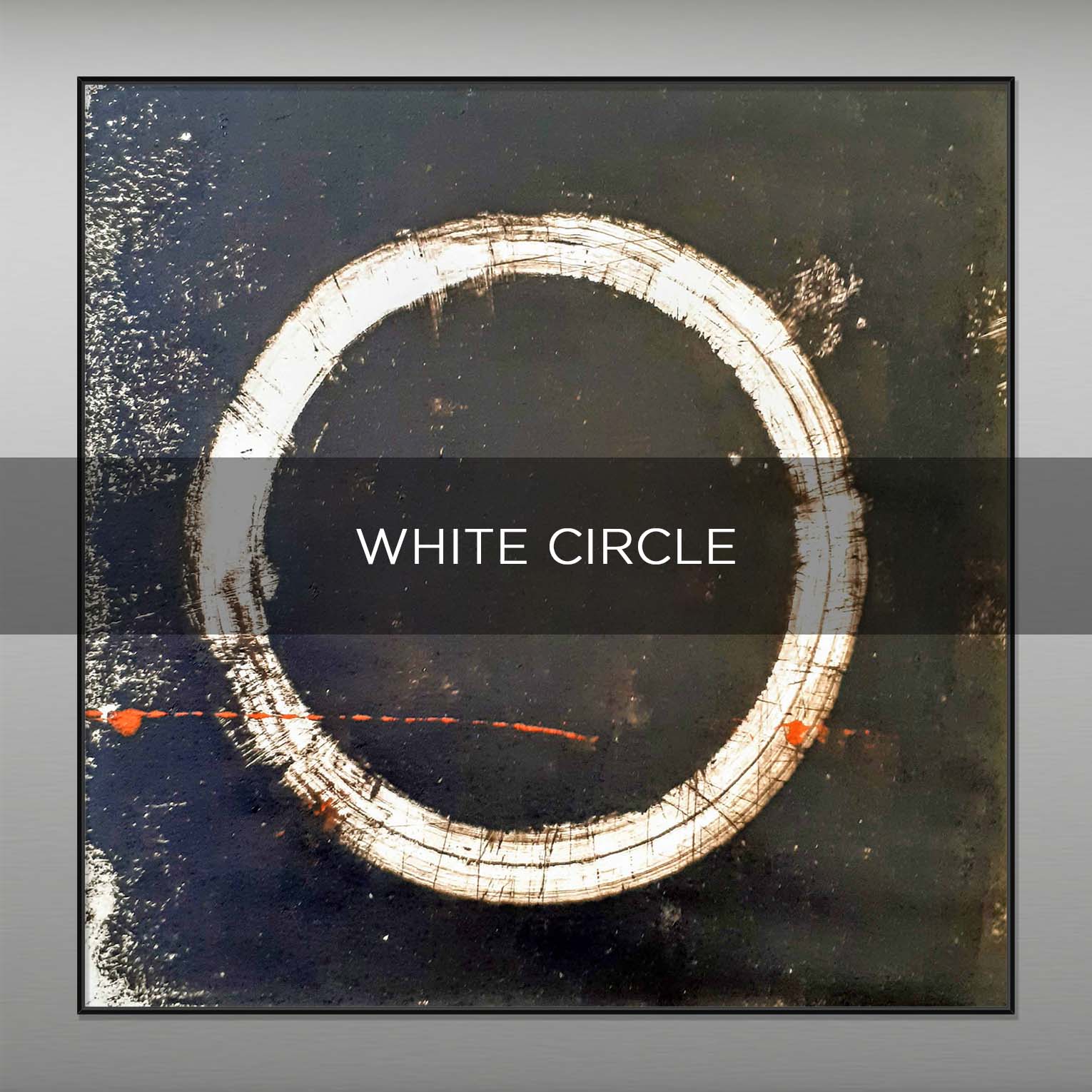 WHITE CIRCLE - QBX DESIGN QUADRI ASTRATTI