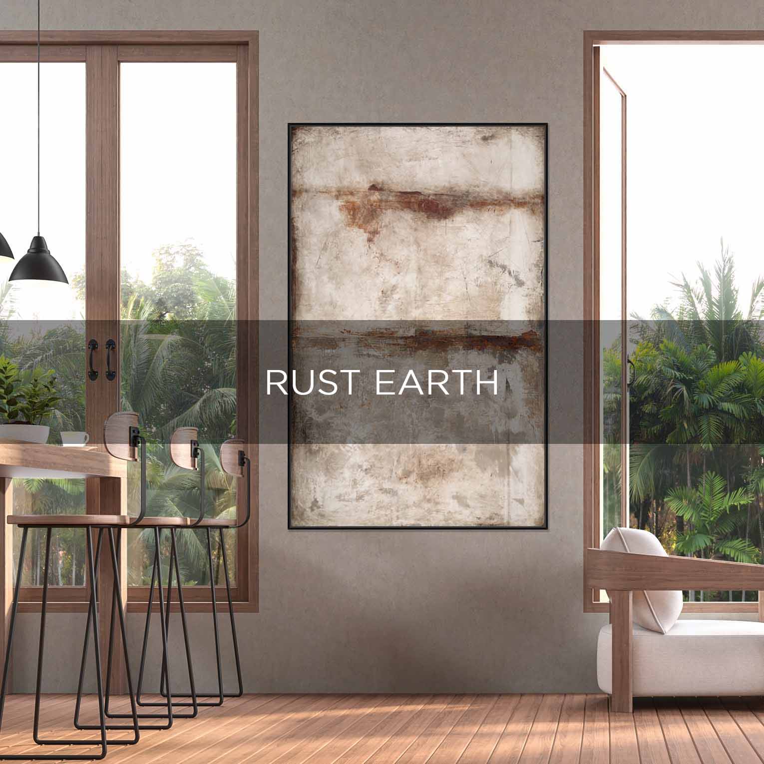 RUST EARTH - QBX DESIGN QUADRO D'ARREDO PER IL SETTORE LUXORY