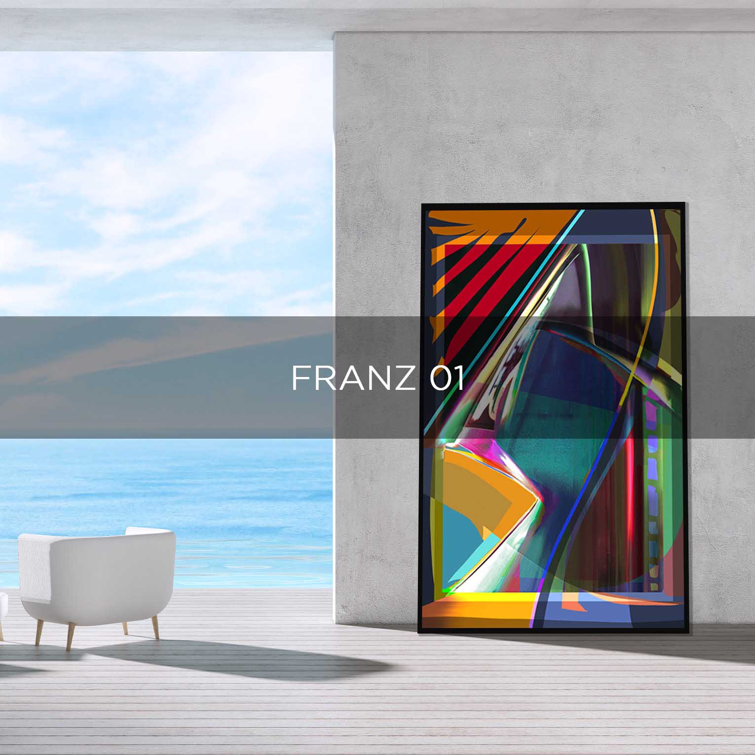 FRANZ 01  - QBX DESIGN QUADRO D'ARREDO PER IL SETTORE LUXORY
