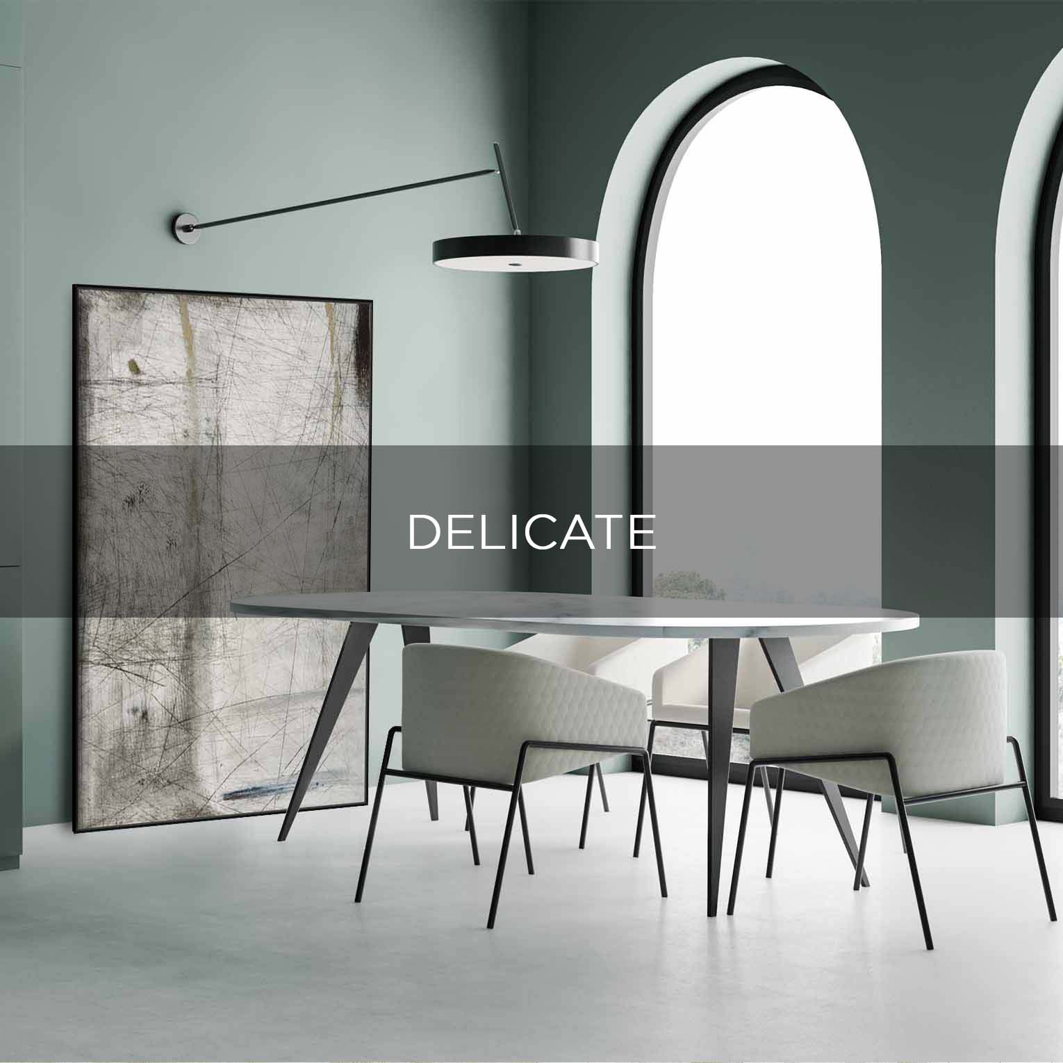 DELICATE - QBX DESIGN QUADRO D'ARREDO PER IL SETTORE LUXORY