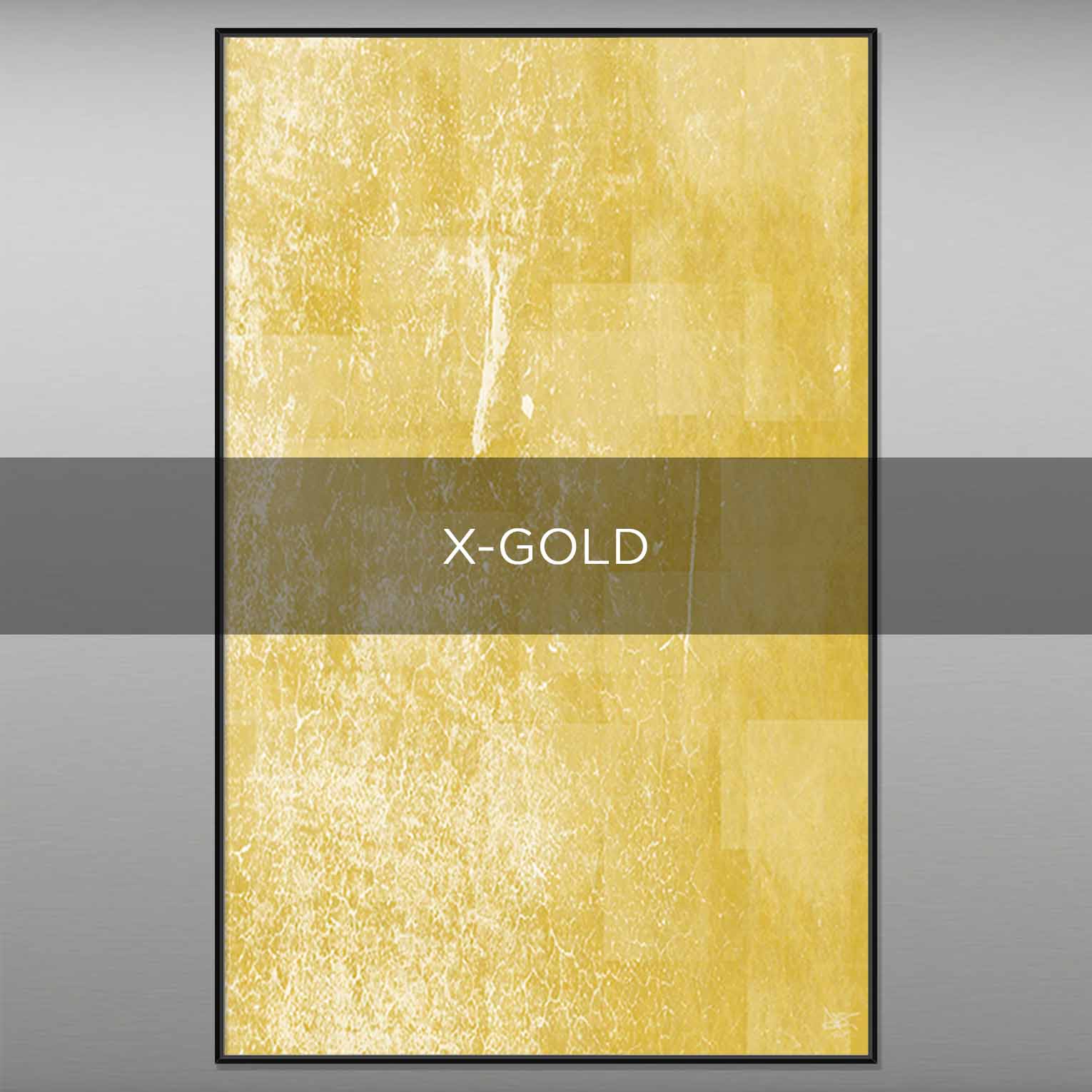 X-GOLD - QBX DESIGN QUADRI ASTRATTI