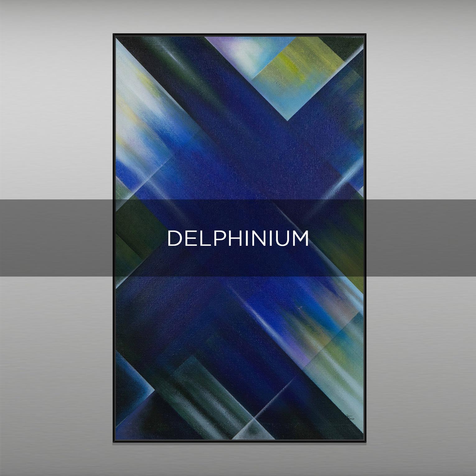 DELPHINIUM - QBX DESIGN QUADRI ASTRATTI
