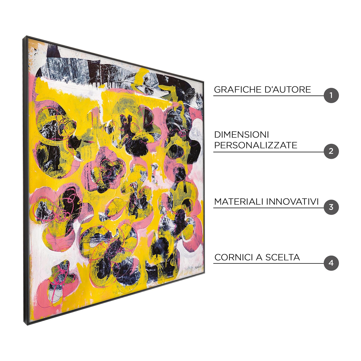 STUDIO 3 - QBX DESIGN QUADRO ASTRATTO