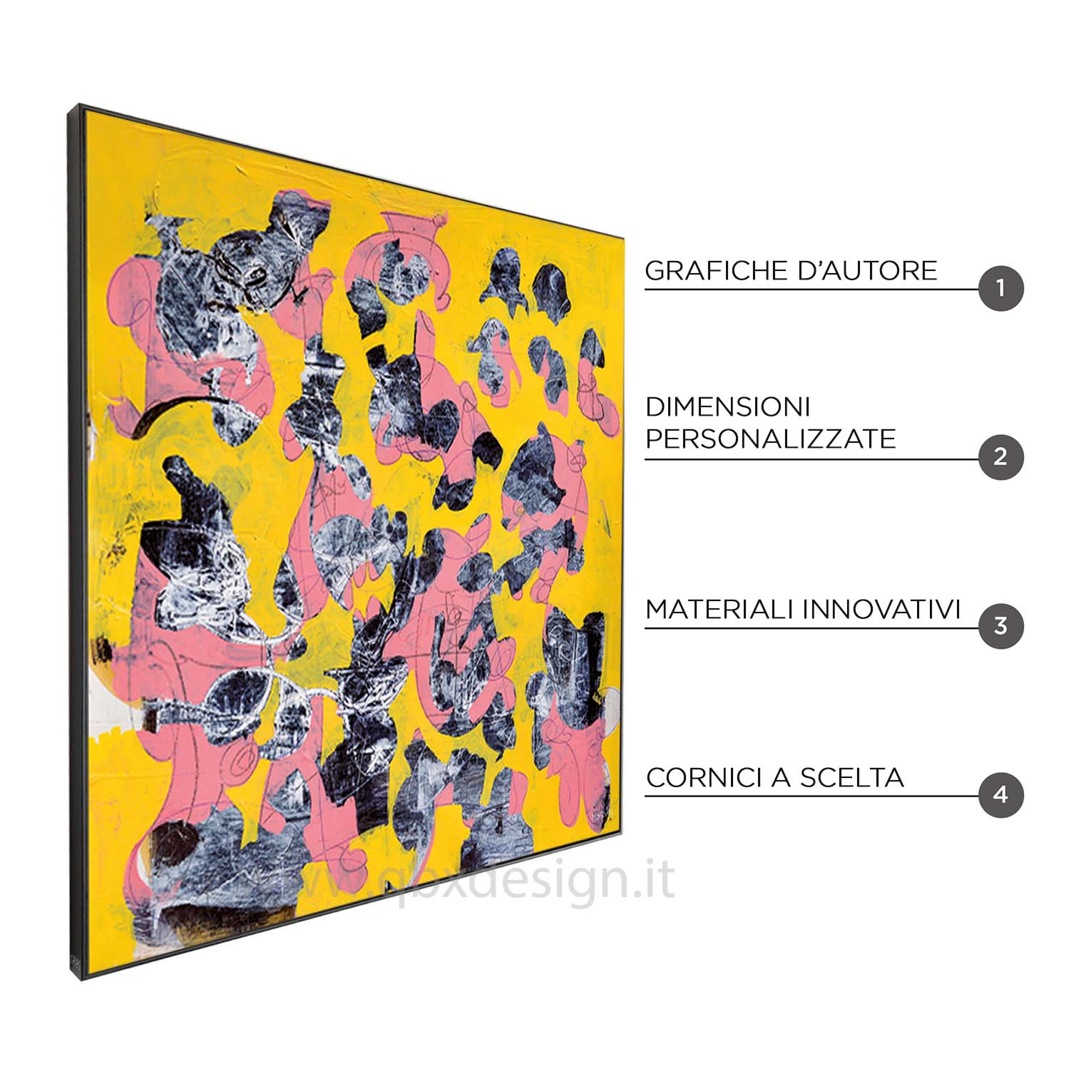STUDIO 2 - QBX DESIGN QUADRO ASTRATTO