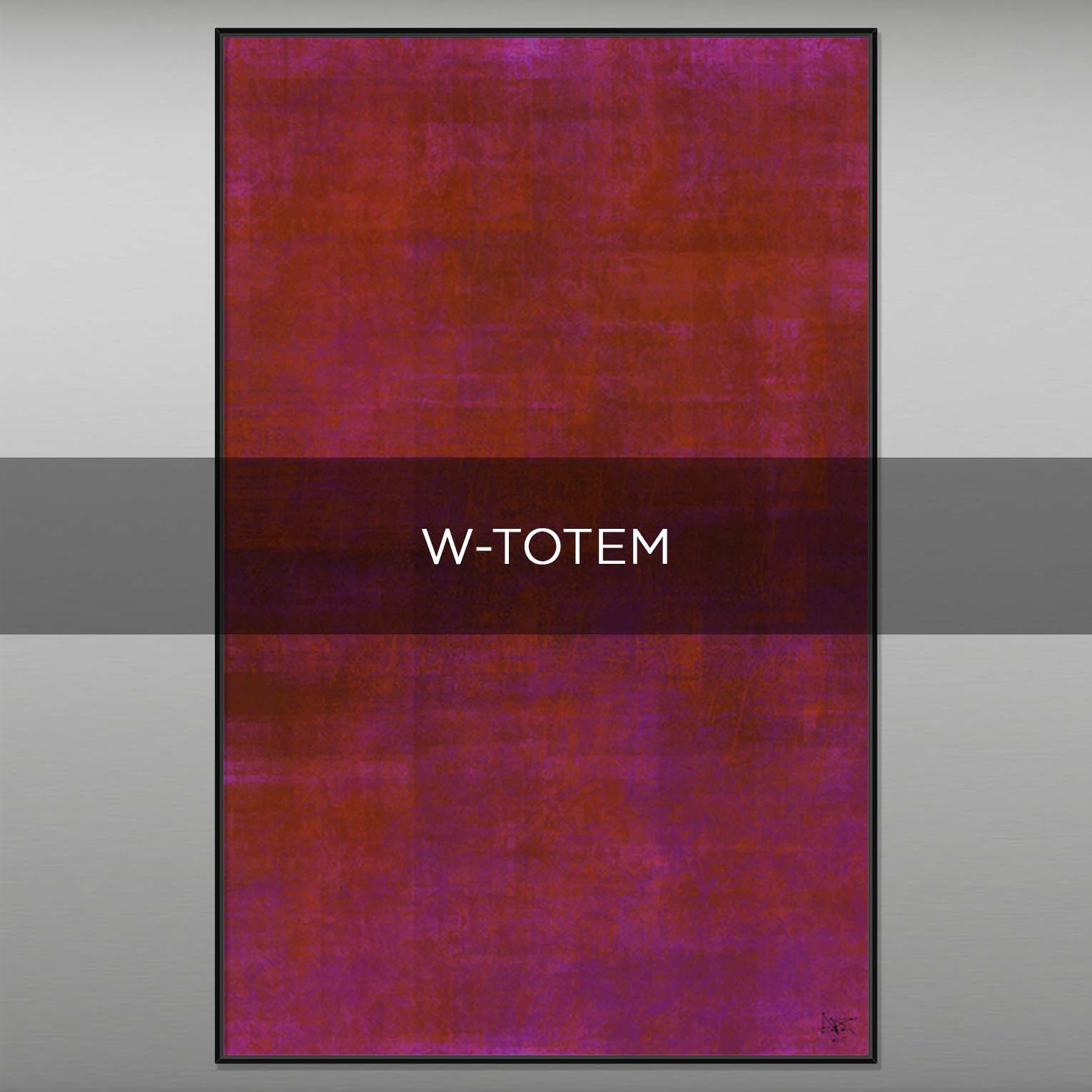 W-TOTEM - QBX DESIGN QUADRI ASTRATTI
